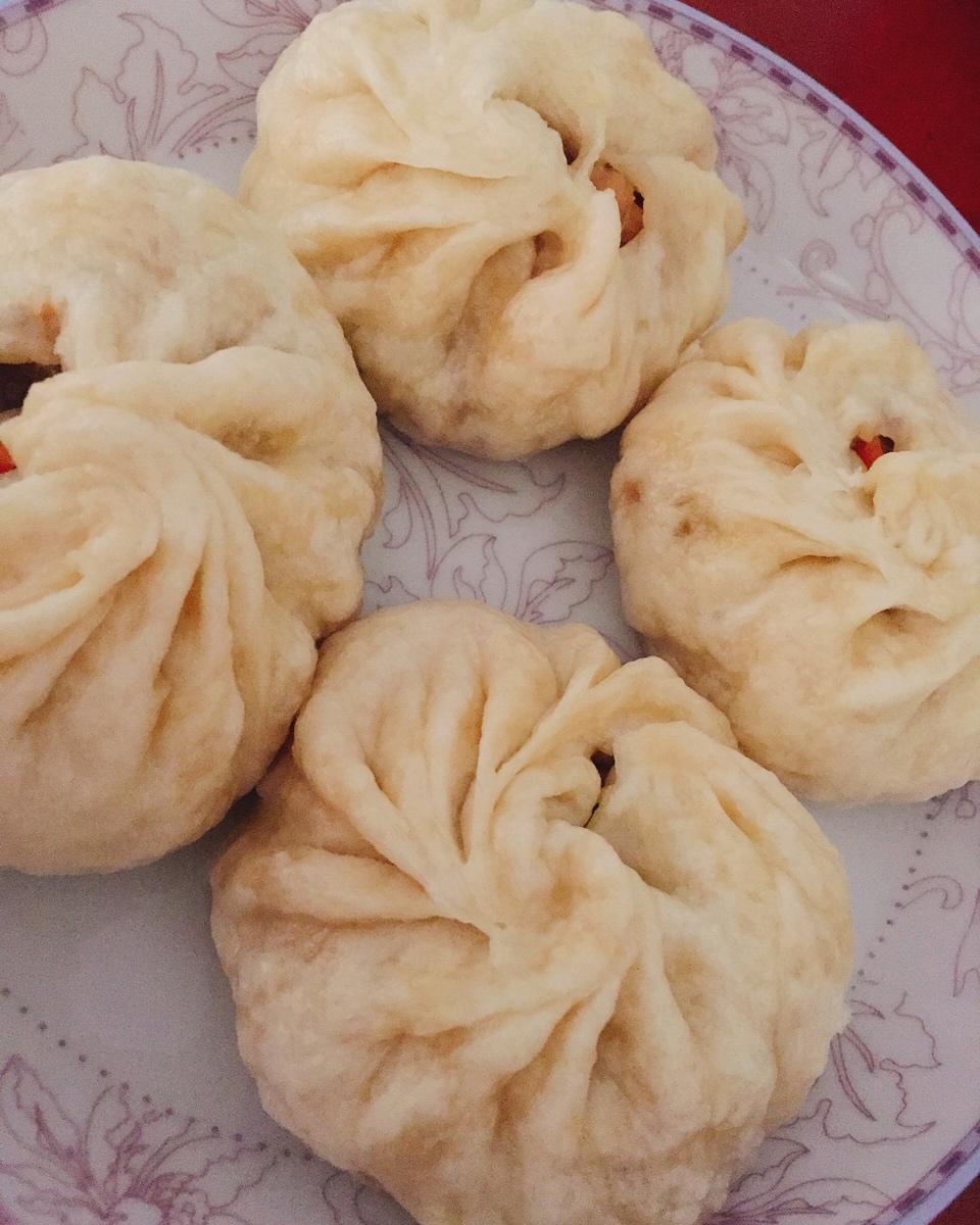 肉包（第二次包包子就成功）