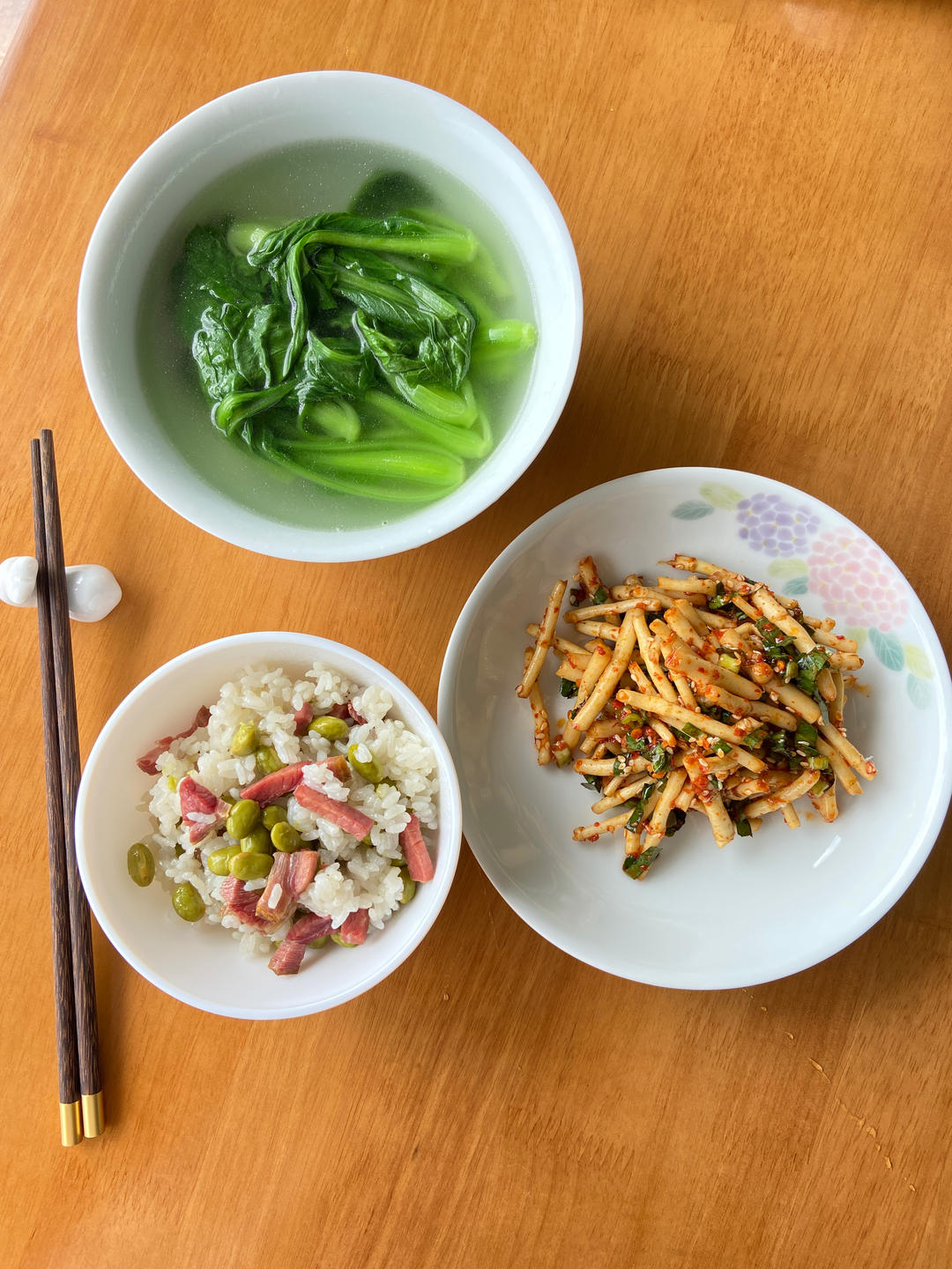 火腿焖饭