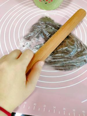 枺翠绿奶酪蛋糕           (枺茶雪糕蛋糕的味道)的做法 步骤5