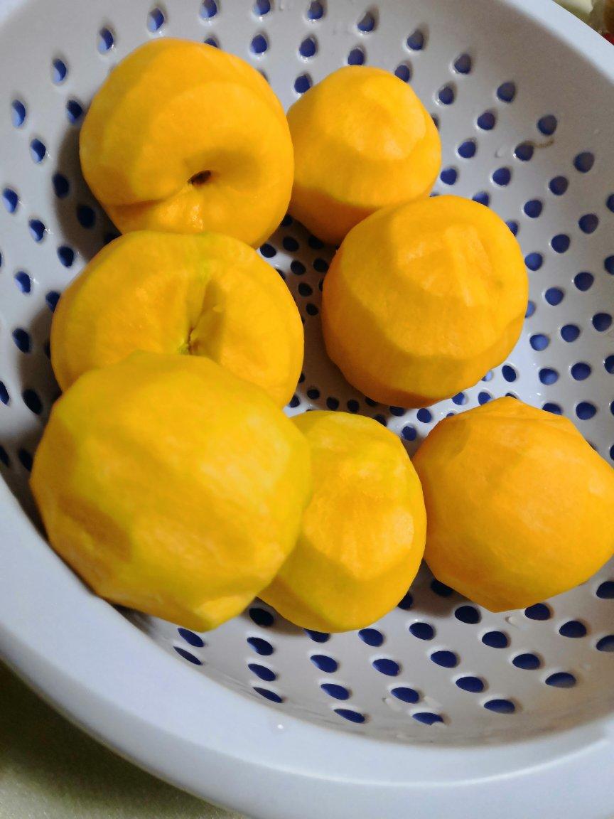 自制黄桃罐头，无添加剂