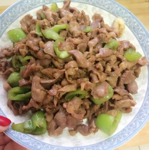 爆炒鸡胗
