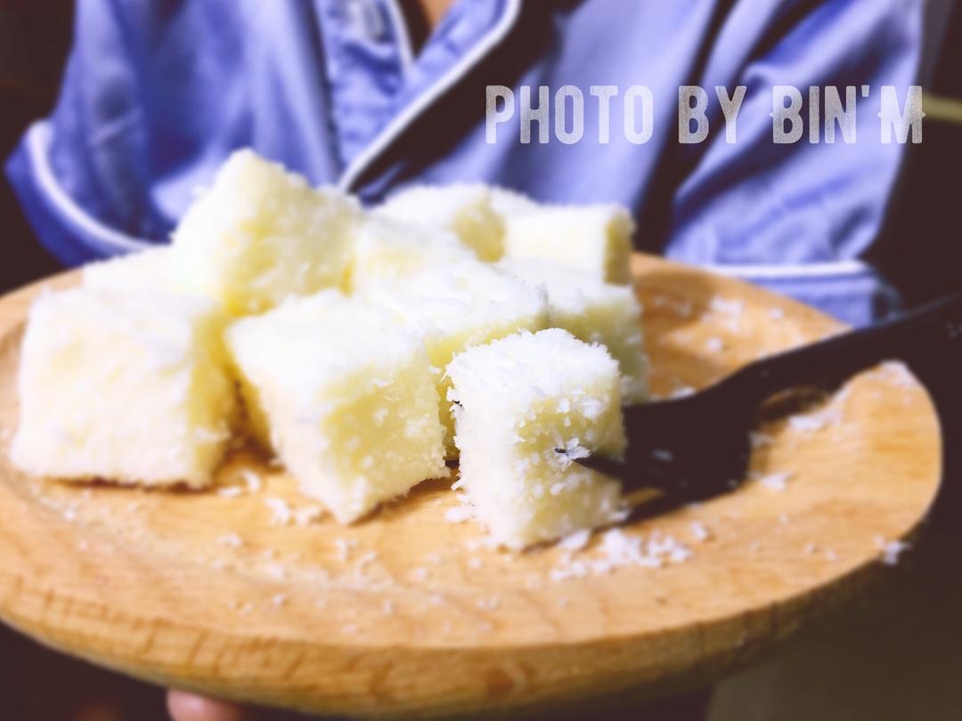 椰丝牛奶小方—不需要烤箱的宝宝小零食的做法