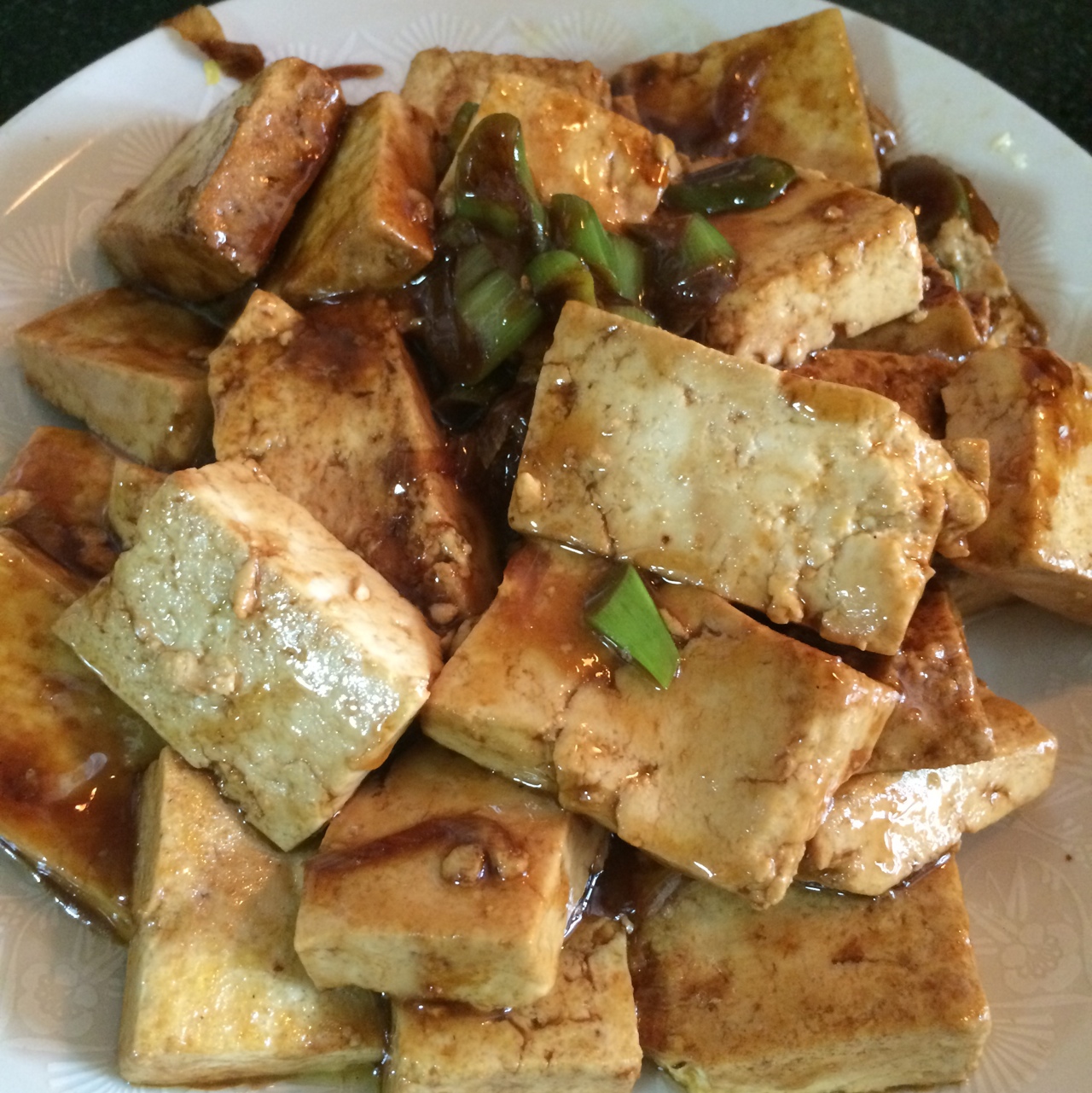 大葱烧豆腐