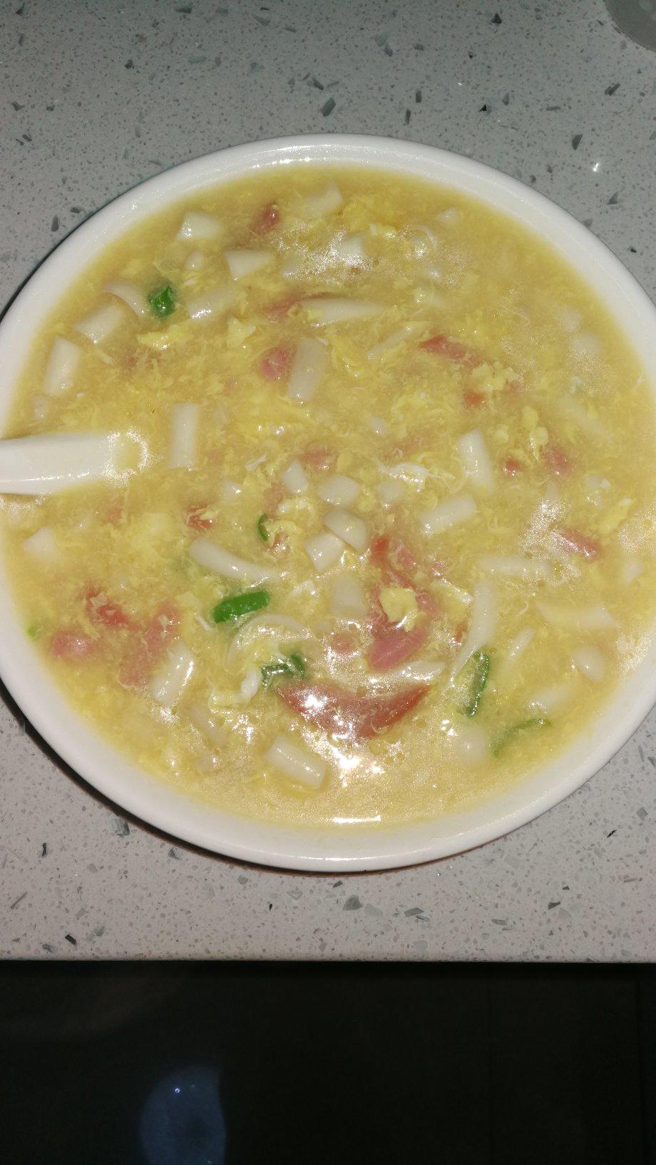 家常美味—海鲜菇豆腐羹