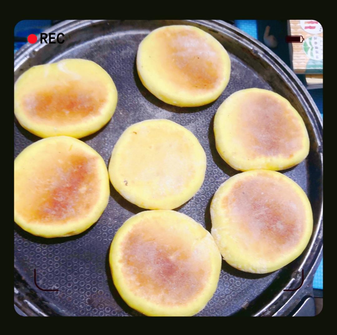 堂妈小厨——发面南瓜饼