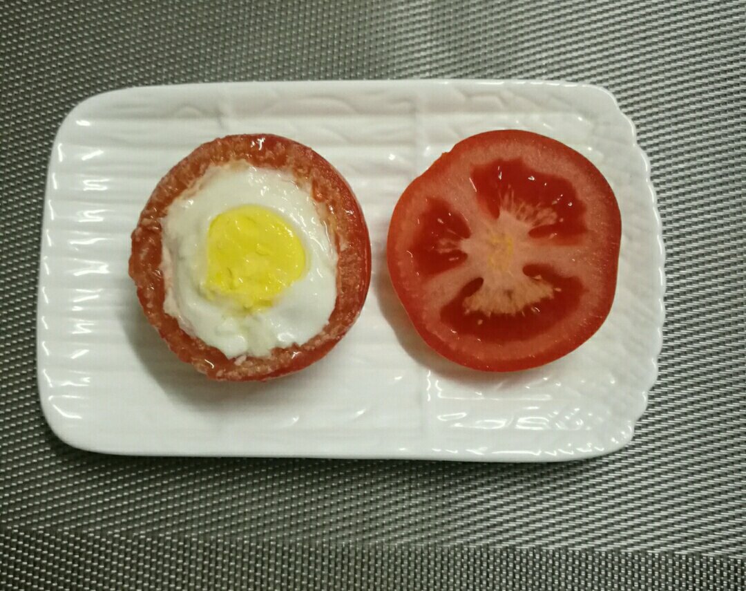 蒸番茄盅荷包蛋