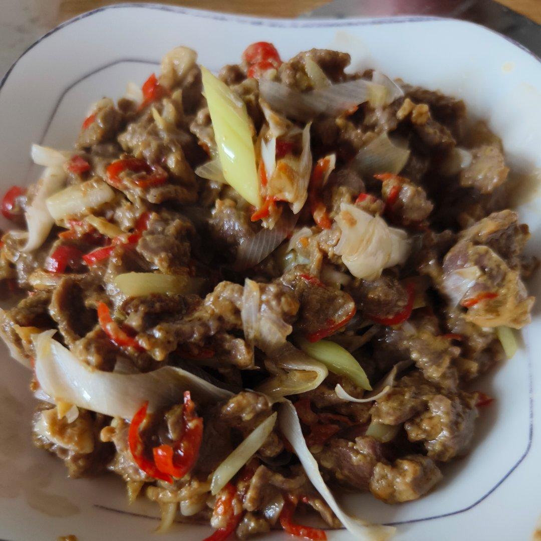 小米椒爆炒牛肉