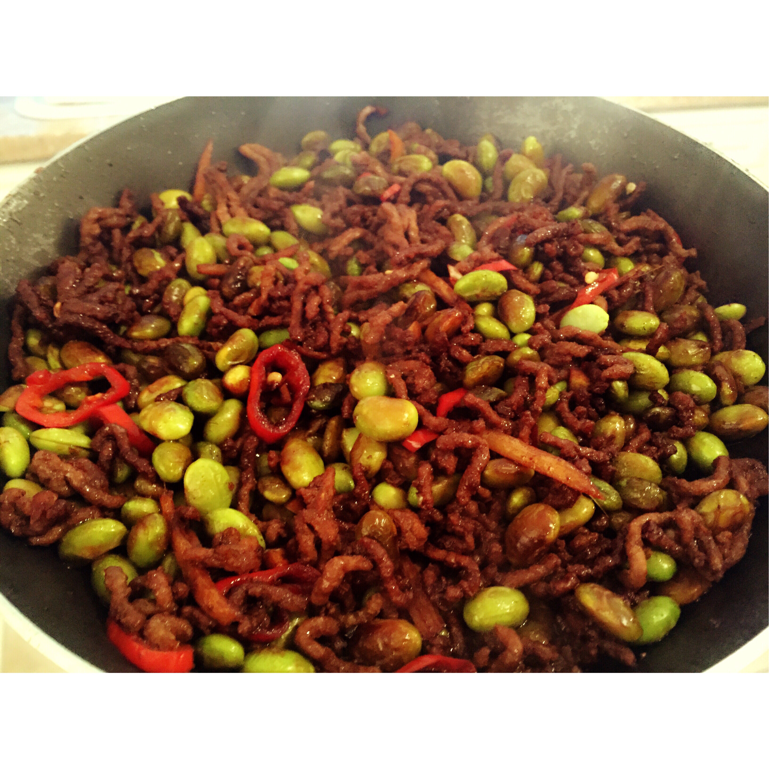 下饭菜 肉末毛豆