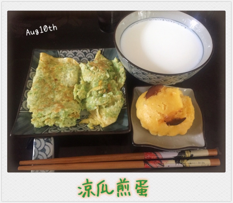 凉瓜煎蛋角