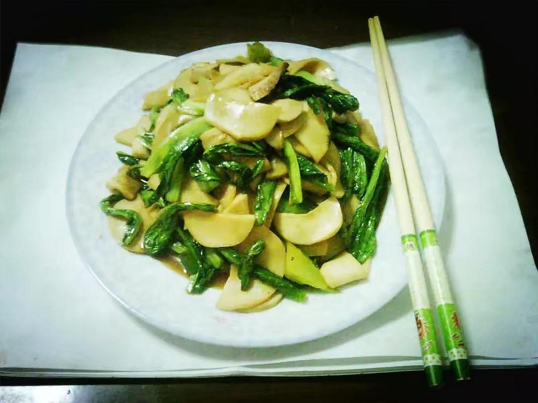 青椒炒杏鲍菇