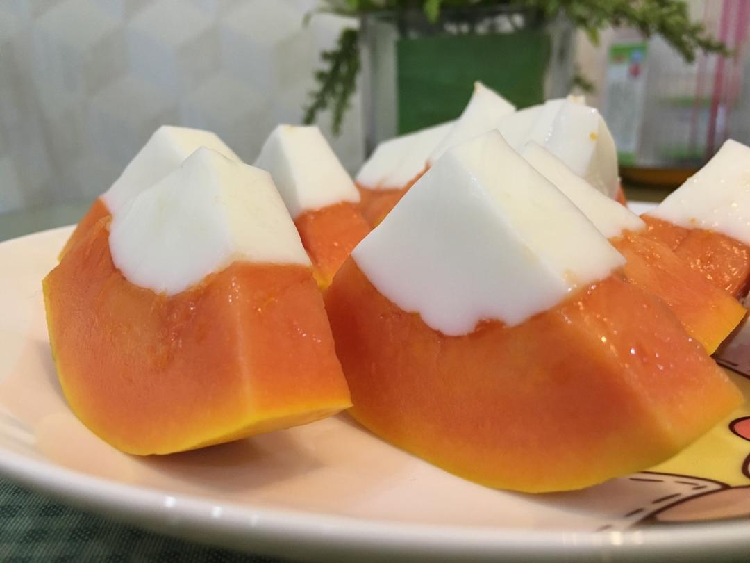 olifer做的木瓜椰奶冻