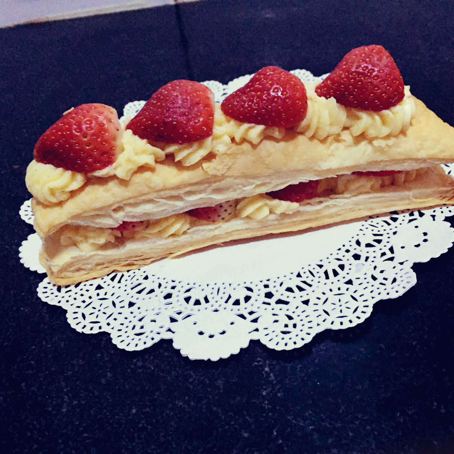 草莓拿破仑（呱呱杯夹馅儿更好吃哟！）