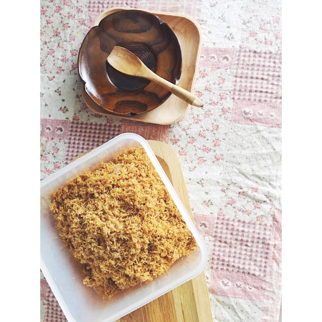 自制宝宝肉松 面包机外加烤箱