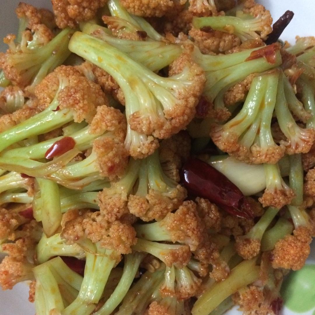 很“浪费”米饭的家常菜之一-------干锅菜花