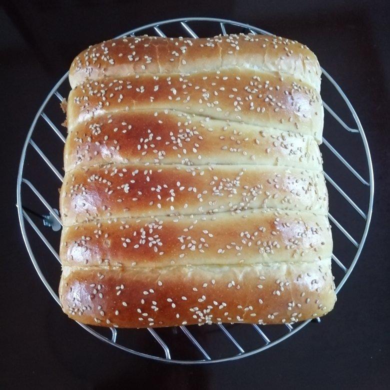 蜂蜜淡奶油面包#美味排包#