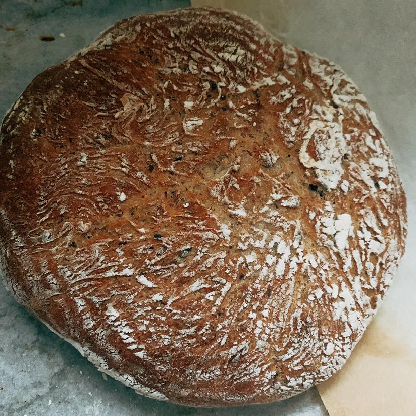 天然酵种蓬松欧包