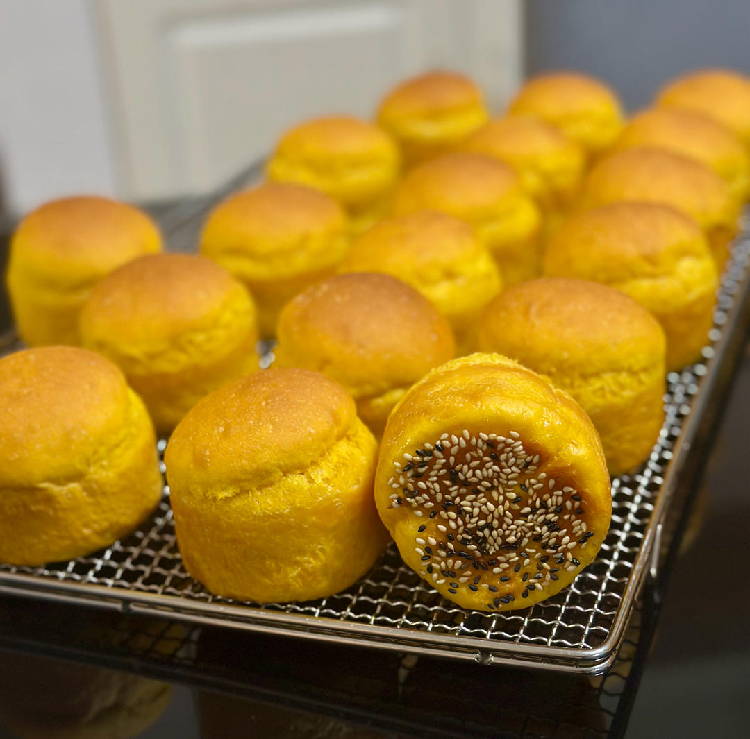 南瓜奶盐小方包