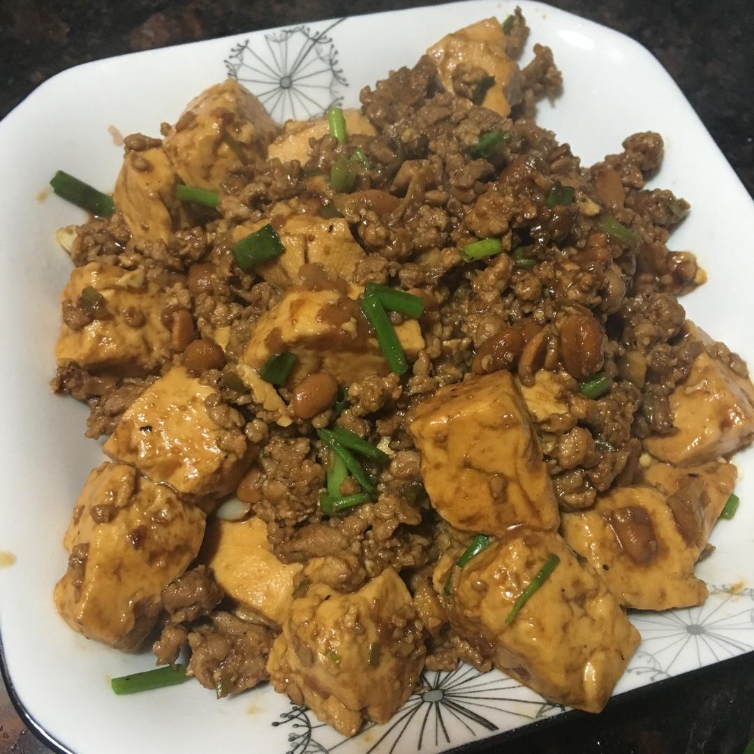 肉末酱豆腐