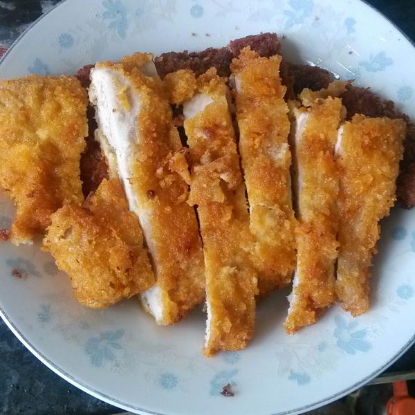 【炸猪排 Fried Pork Steak图片】┌.忘〃zuǒ?_下厨房