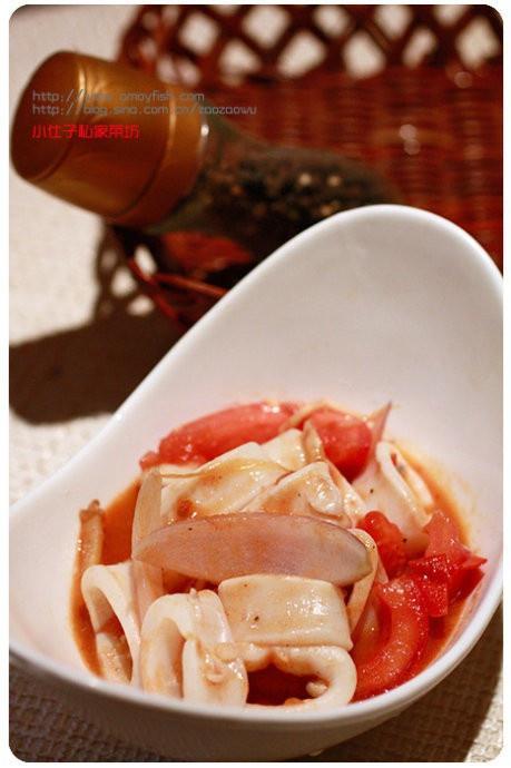 茄汁鱿鱼的做法