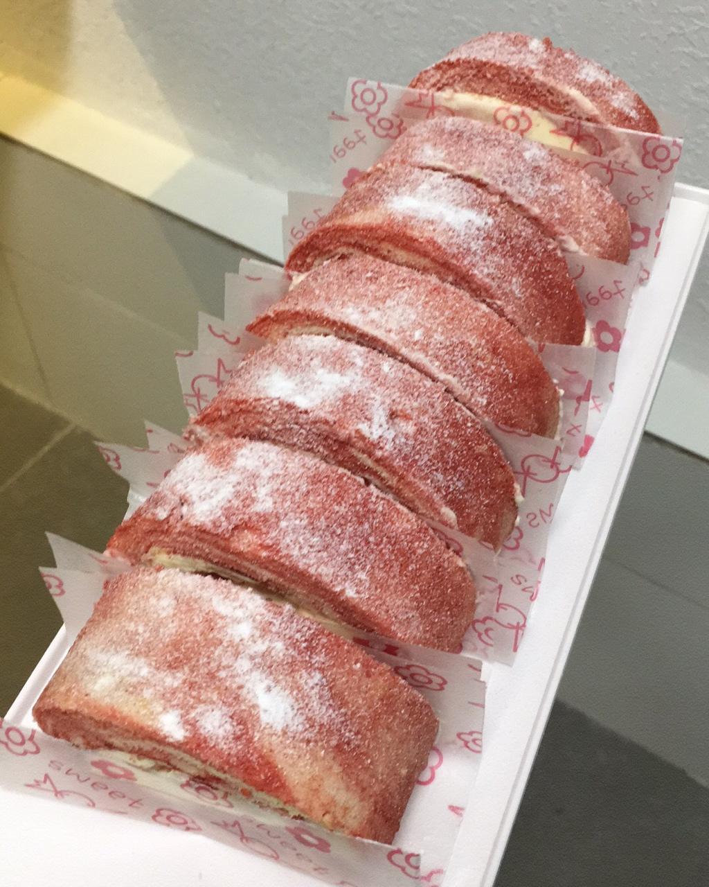 抹茶红豆蛋糕卷