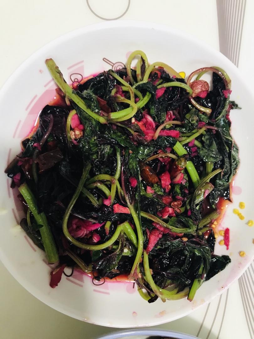 炒苋菜(汉菜/汗菜)