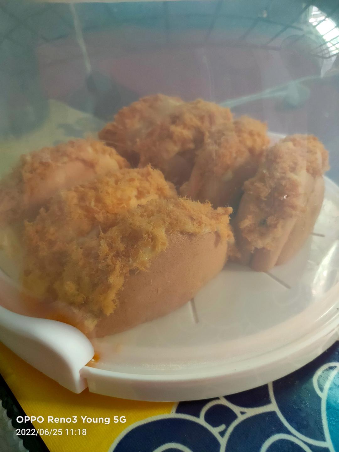 肉松元宝蛋糕