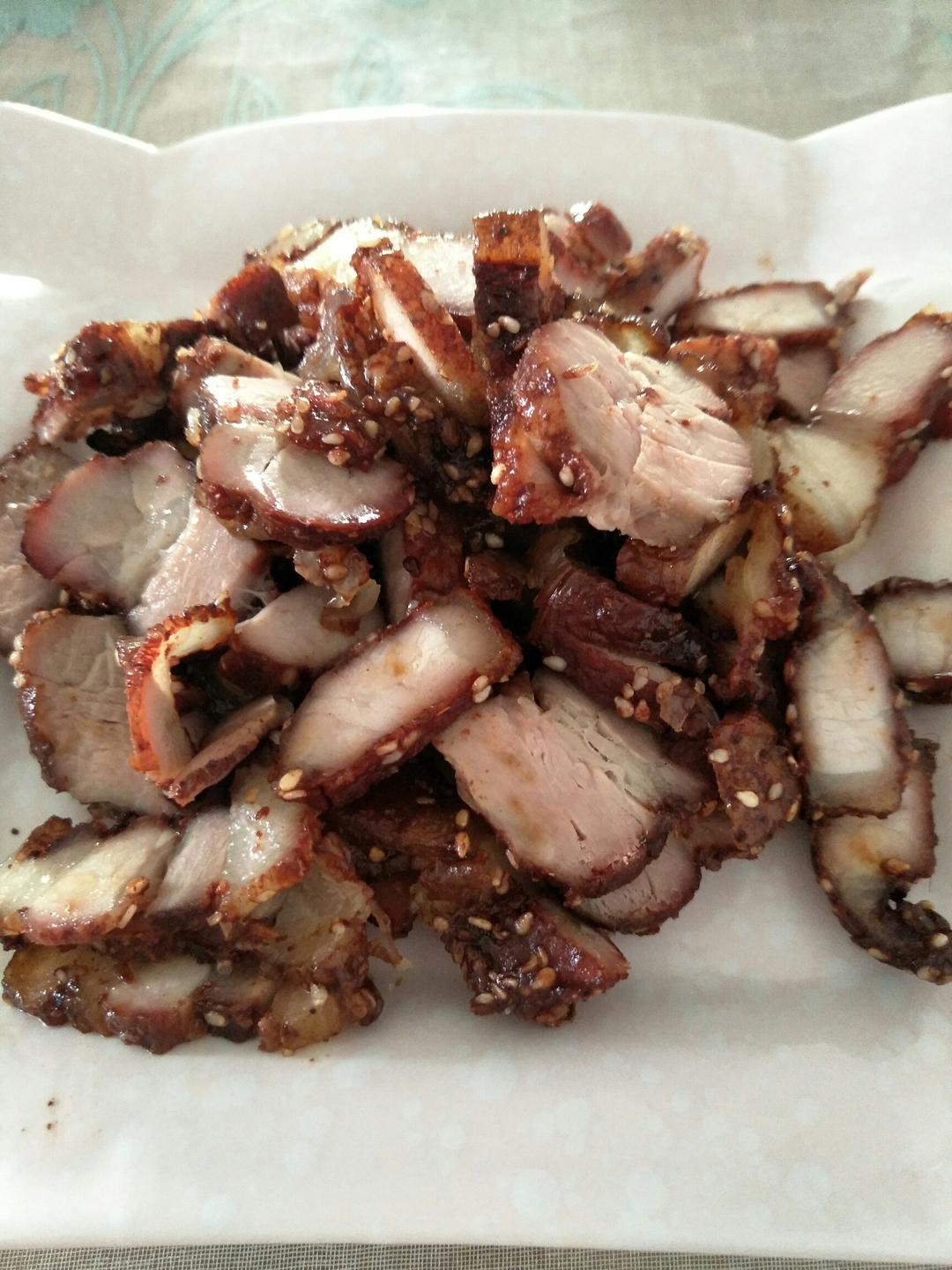 五花肉干煸土豆片