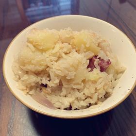土豆腊味焖饭（电饭锅版）