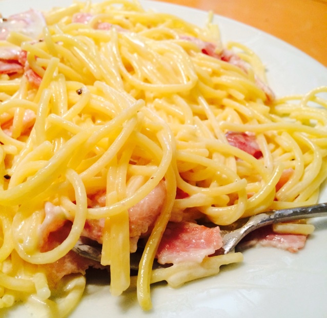 奶油培根意大利面（spaghetti）