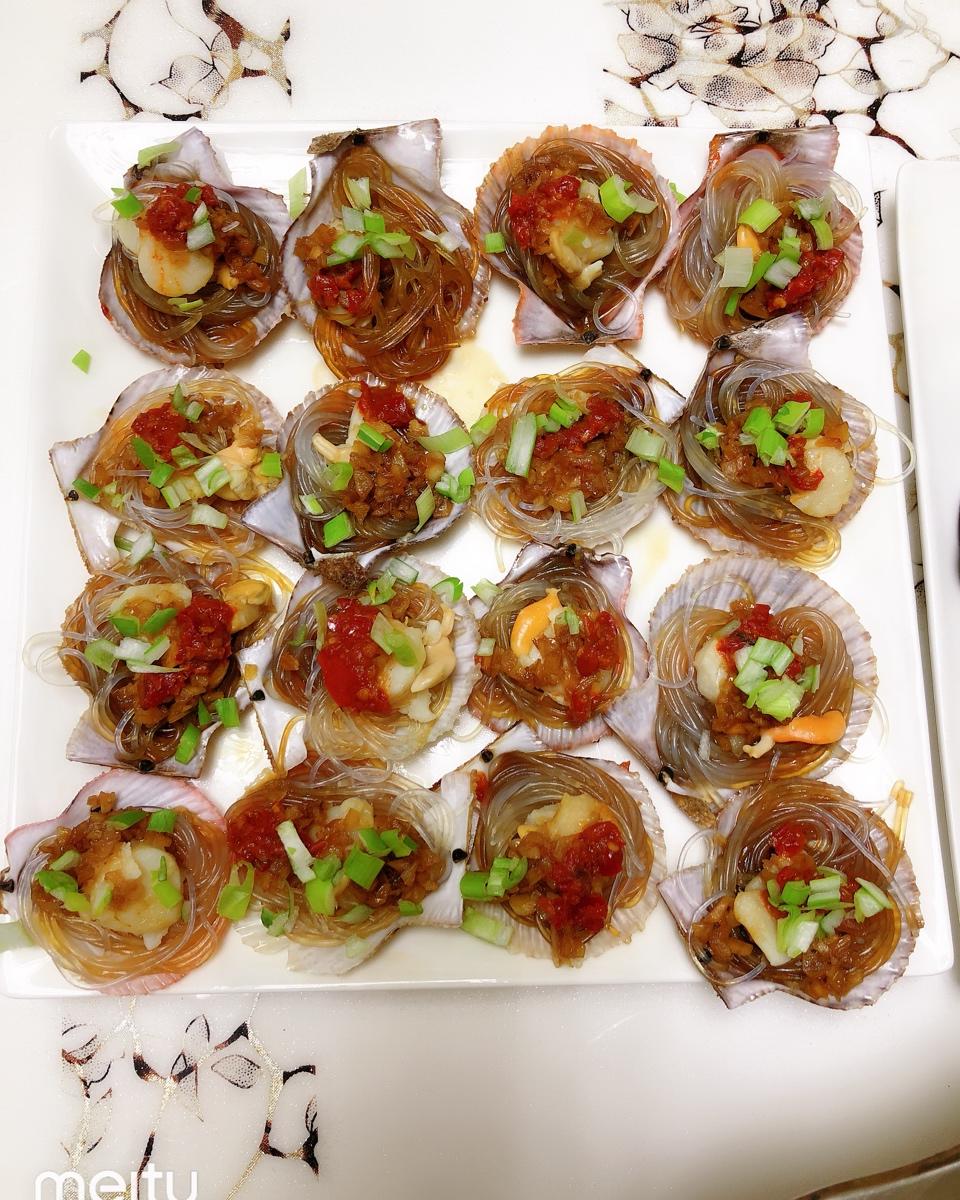 蒜蓉粉丝蒸扇贝