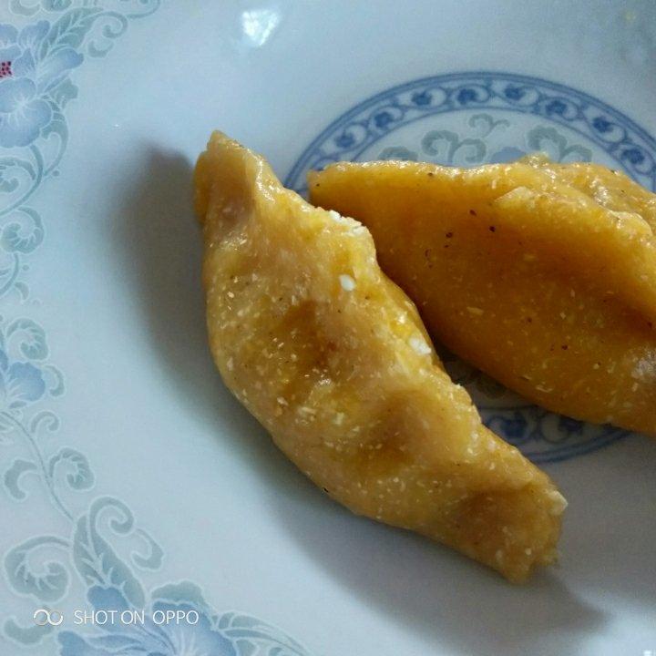 玉米面蒸饺素萝卜馅