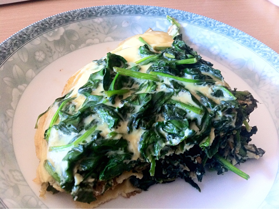 菠菜蛋饼