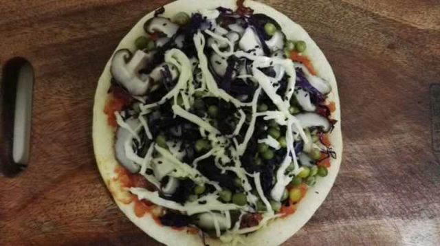 不用烤箱的披萨