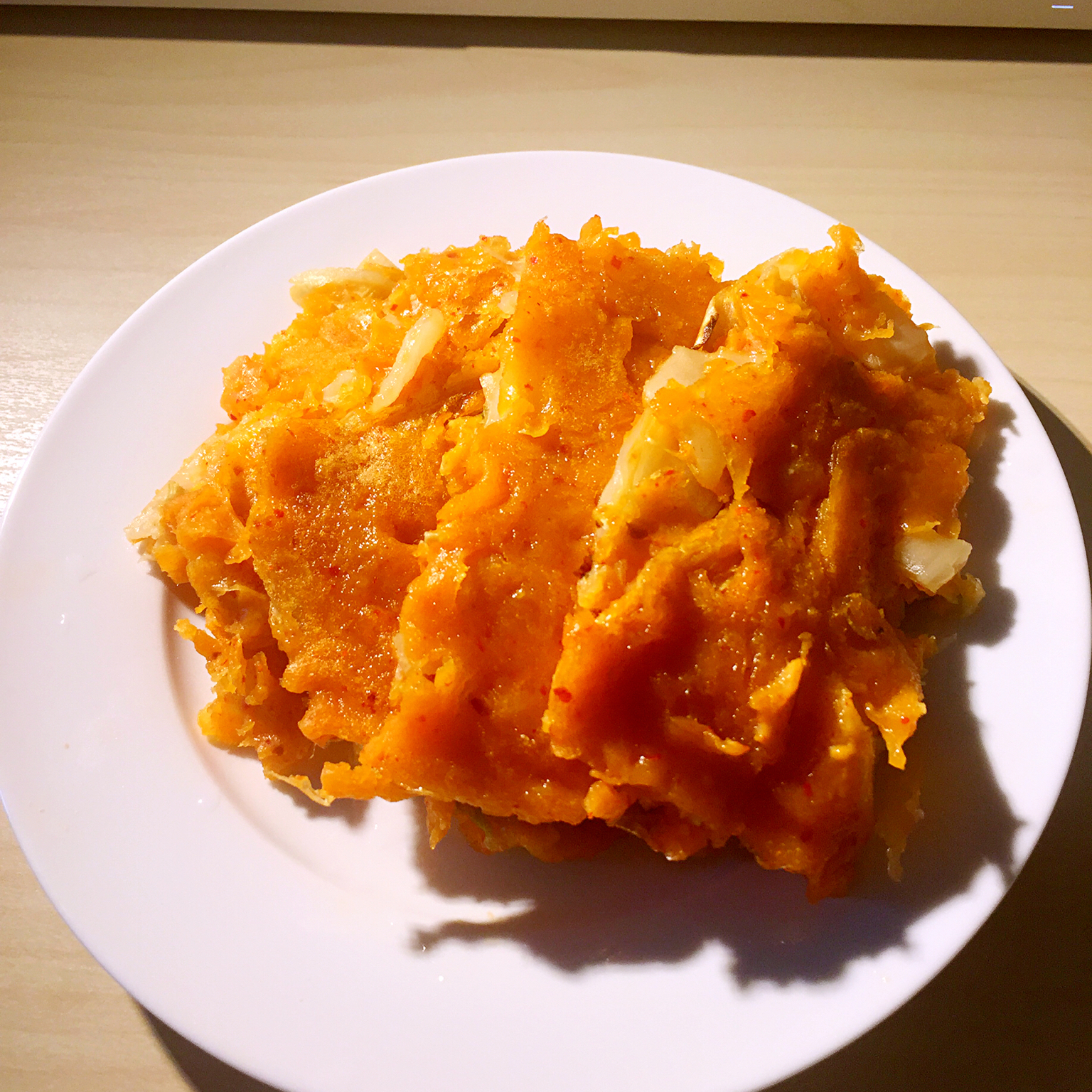 15分钟完成韩式泡菜饼／辣白菜饼