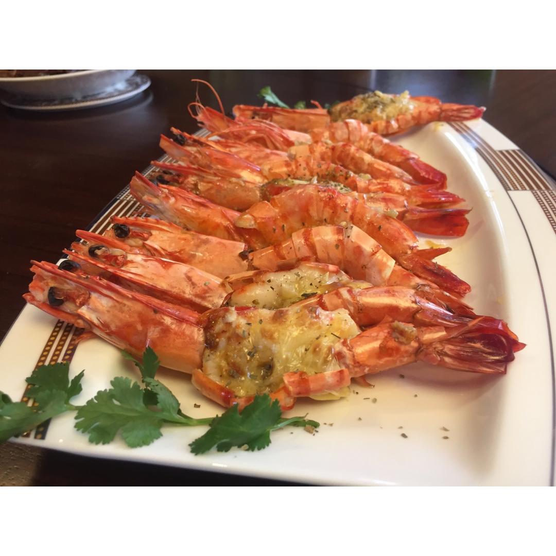 蒜蓉芝士焗虾