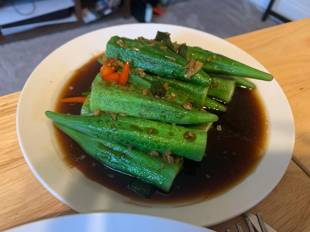 蒜蓉秋葵