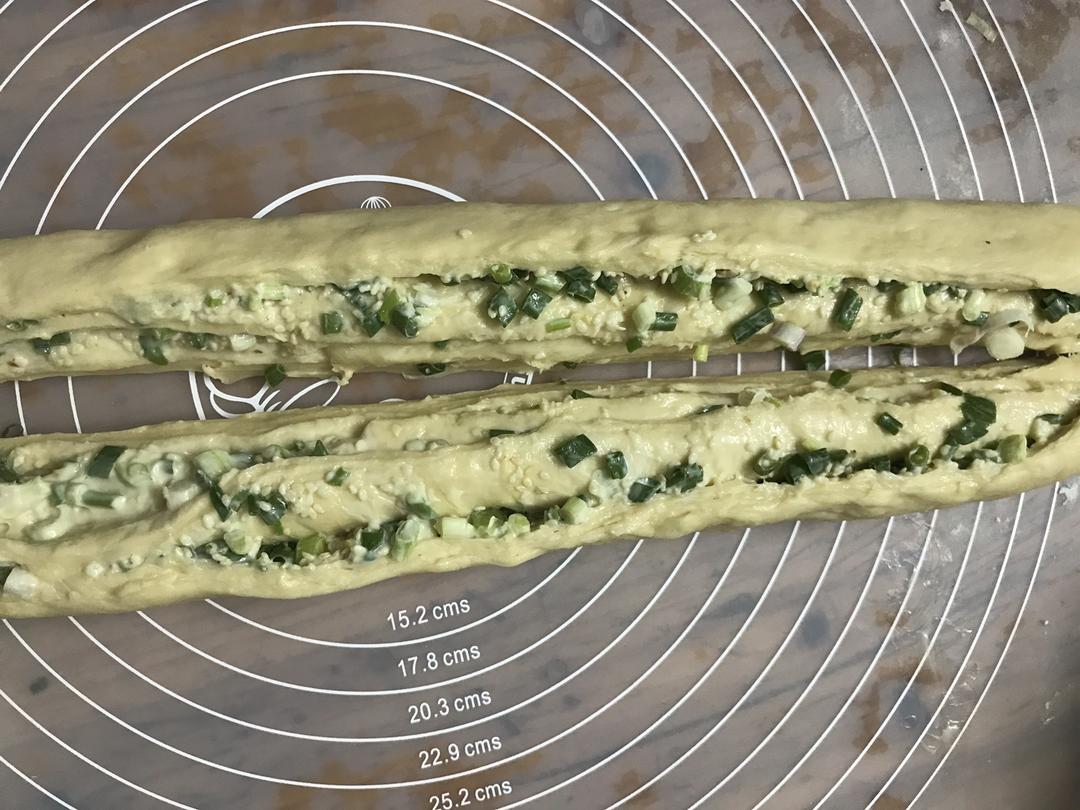 手撕葱香芝麻吐司的做法 步骤10