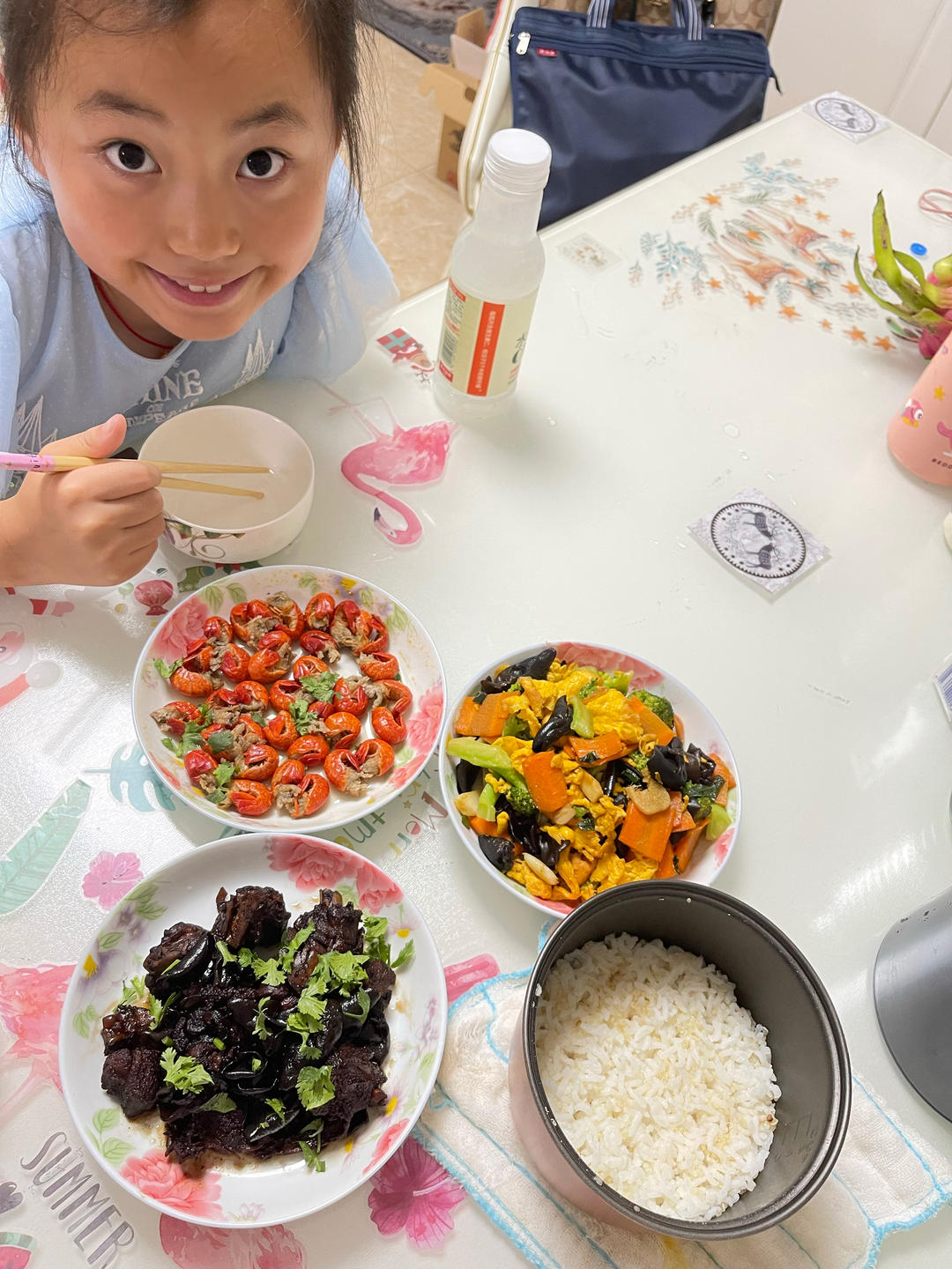 鱿鱼须酱炒蒜苔