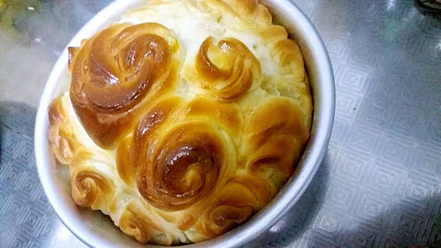 玫瑰花面包