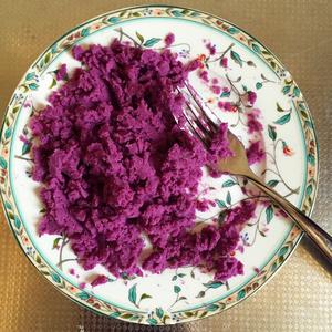紫薯牛奶吐司（直接法）的做法 步骤1