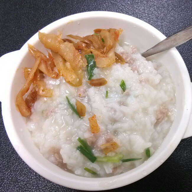 香菇肉末粥