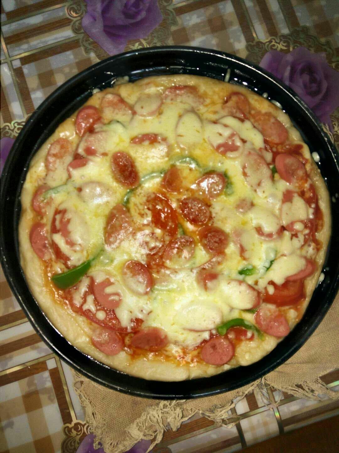 懒人披萨（微波炉版）