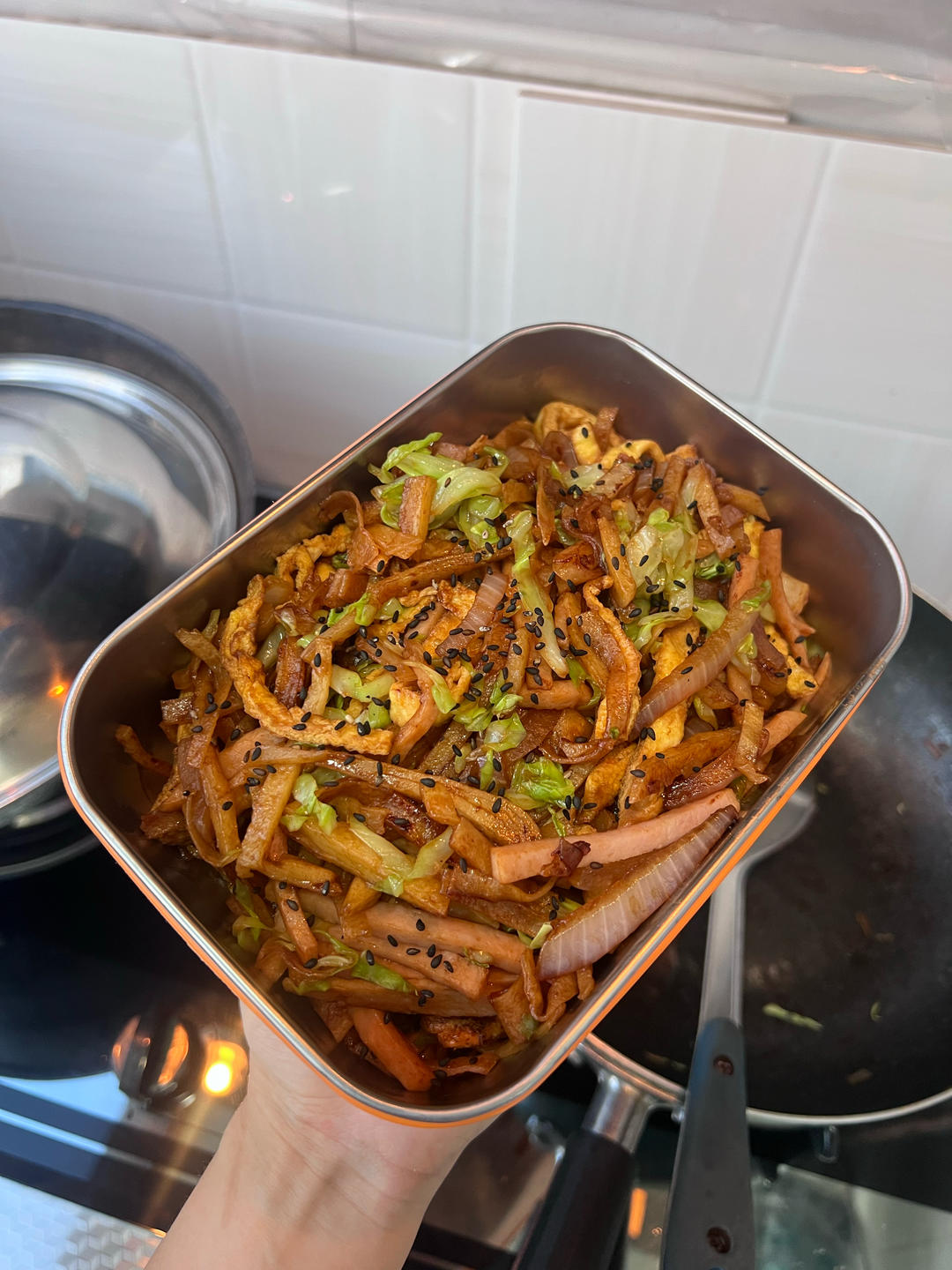 老北京素炒饼(肉炒饼)
