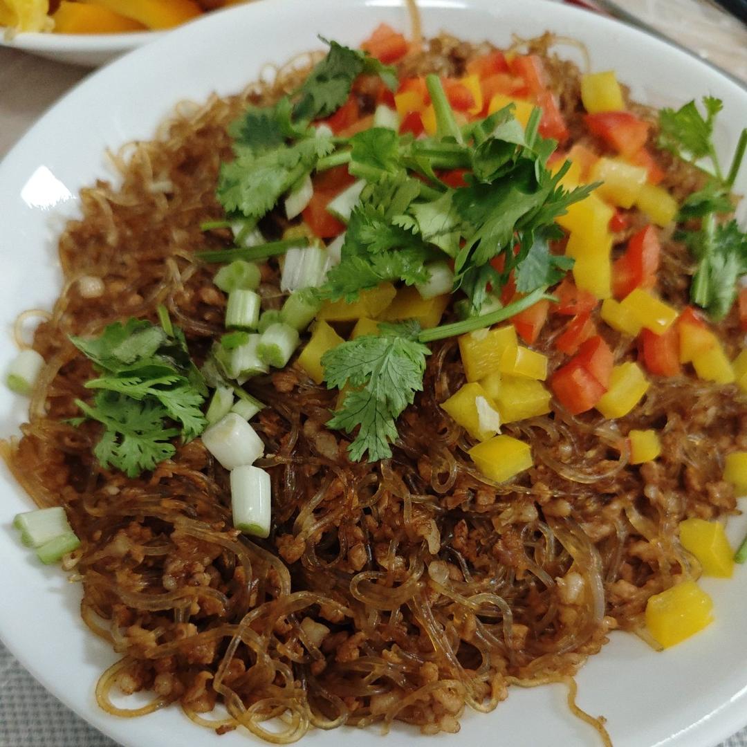 蚂蚁上树(肉末炒粉丝)超下饭‼️十分钟搞定