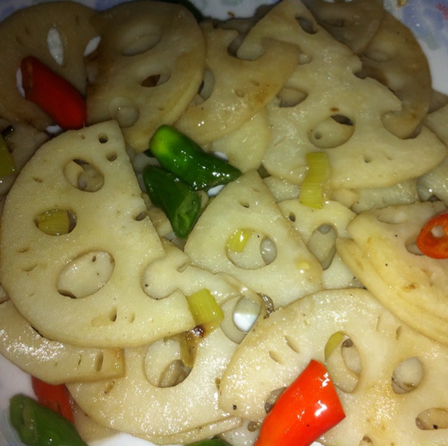 素炒藕片