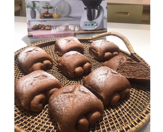 美善品巧克力牛奶软面包的做法