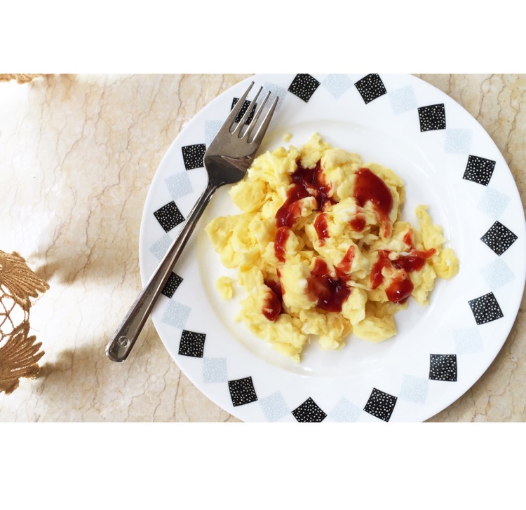 美式炒蛋 scrambled eggs