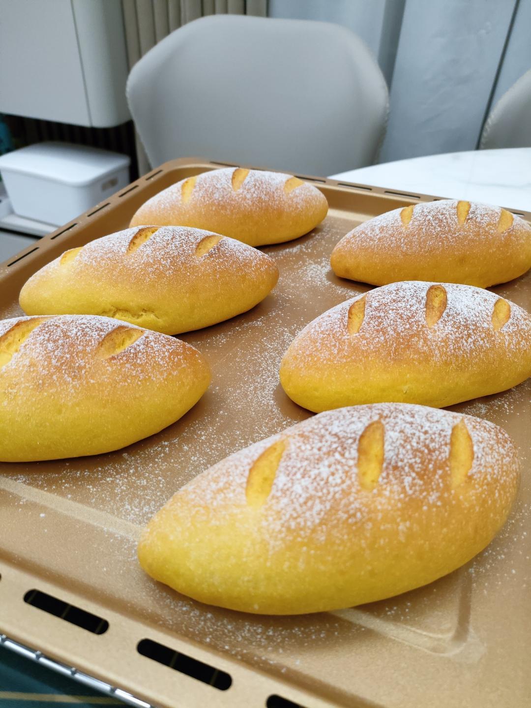 松软又好吃的南瓜乳酪软欧包❗️一次成功