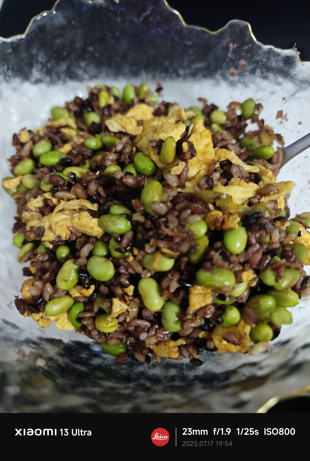 少油版【毛豆蛋炒饭】